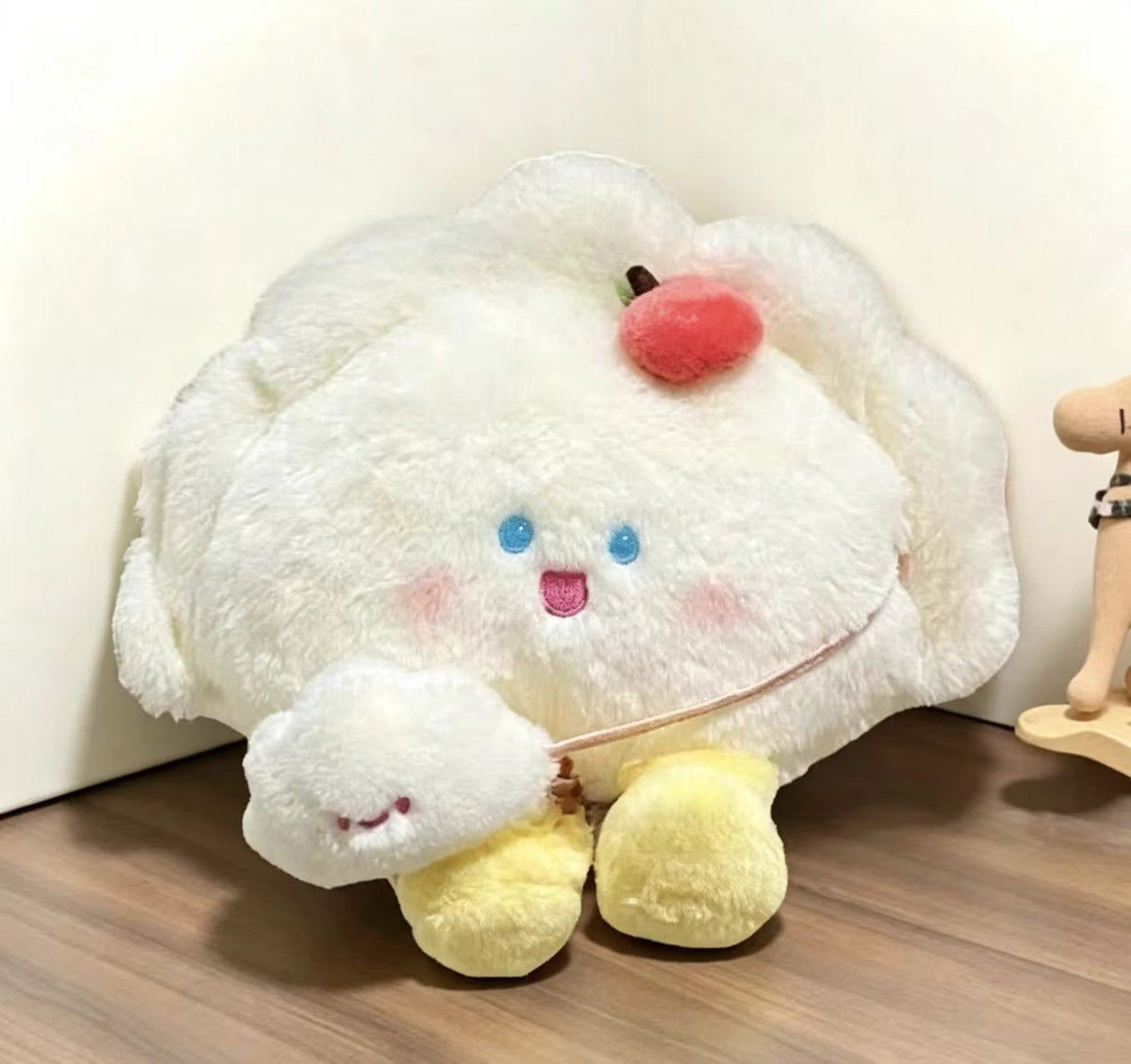 English Title Apple Cloud Bunny Plush Toy